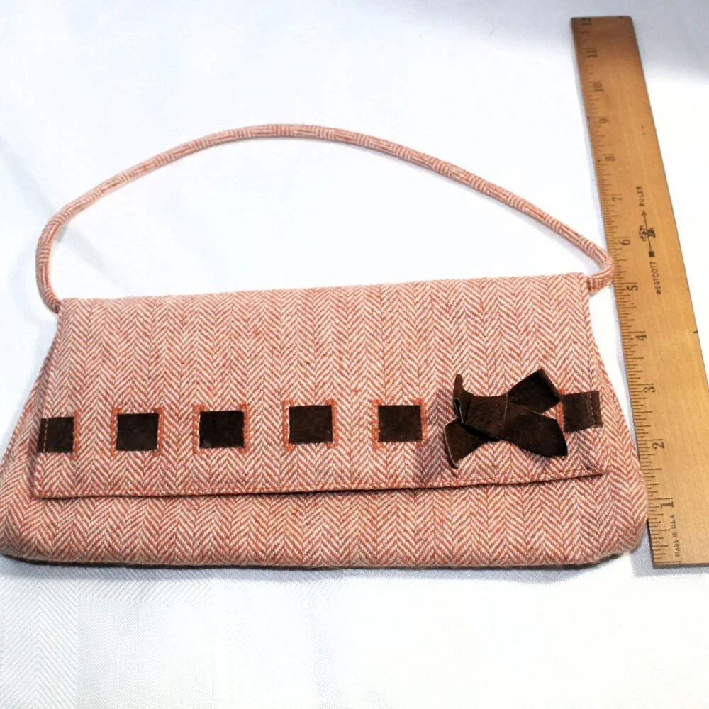Buji Baja Wool Blend Clutch / Purse